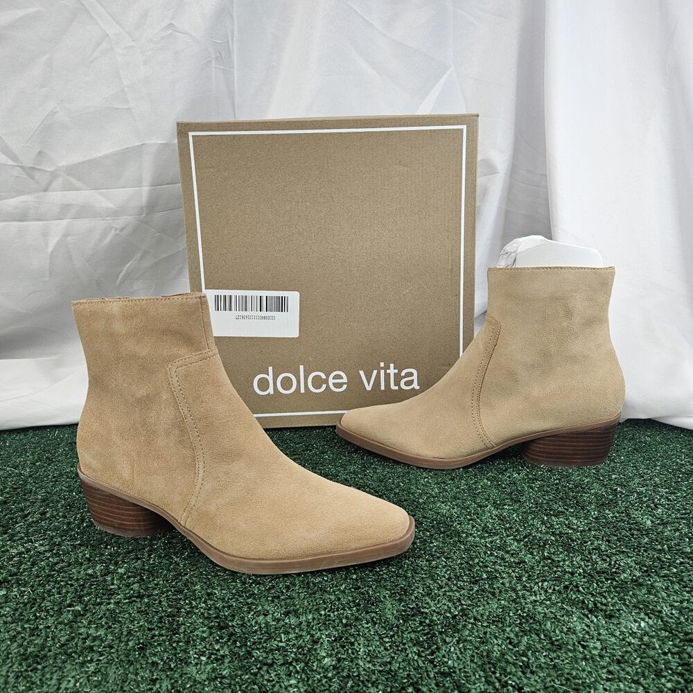Dolce Vita Women's Fahari H20 Booties Camello Women Size 8 NWB